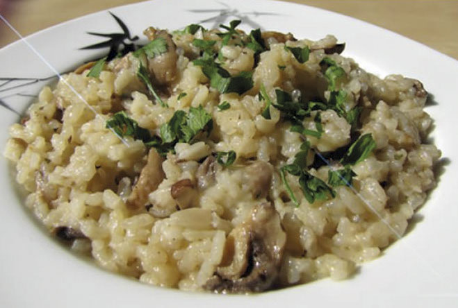 Leckeres Pilzrisotto